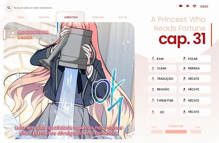 Uma Princesa que Lê a Sorte Capítulo 31 Página 1