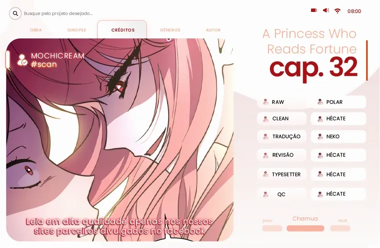Uma Princesa que Lê a Sorte Capítulo 32 Página 1