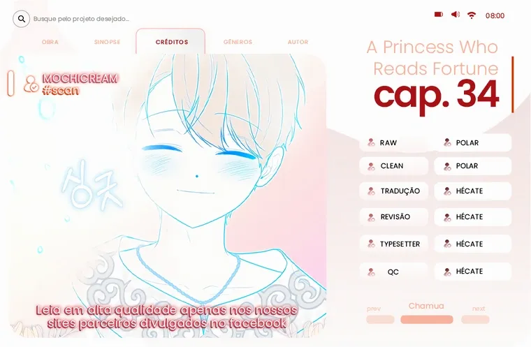 Uma Princesa que Lê a Sorte Capítulo 34 Página 1