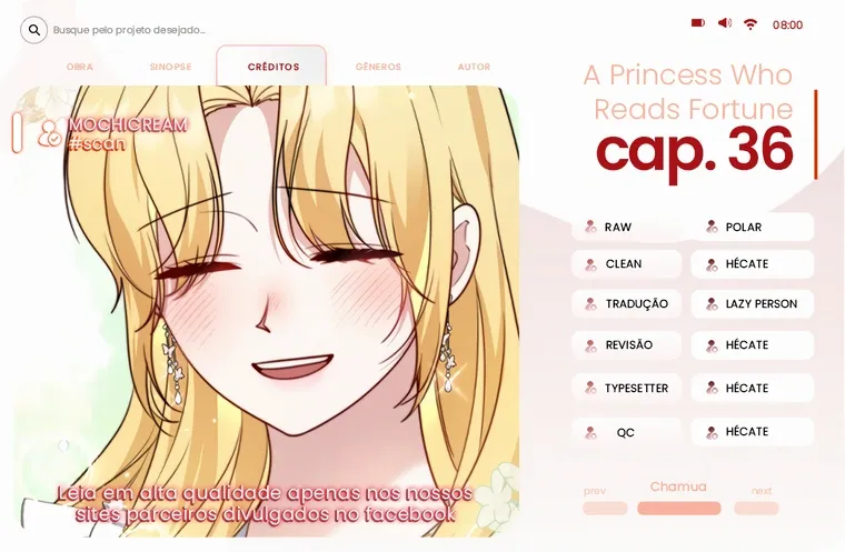 Uma Princesa que Lê a Sorte Capítulo 36 Página 1
