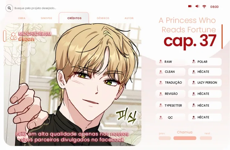 Uma Princesa que Lê a Sorte Capítulo 37 Página 1