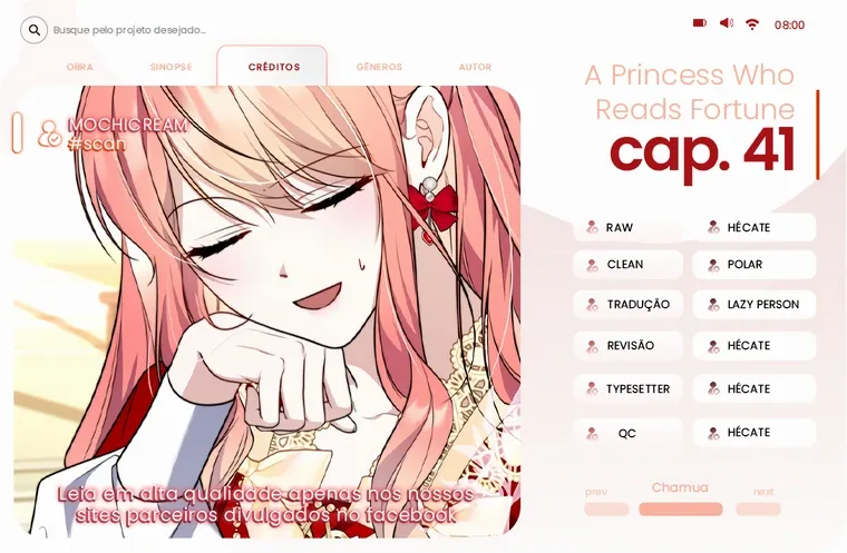 Uma Princesa que Lê a Sorte Capítulo 41 Página 1