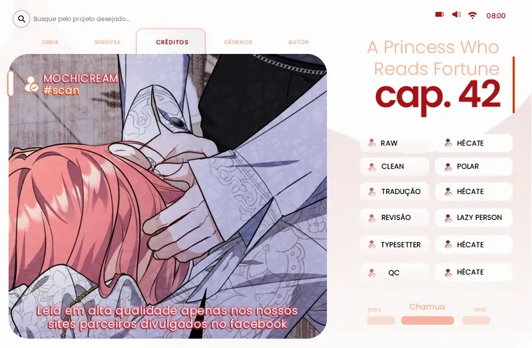 Uma Princesa que Lê a Sorte Capítulo 42 Página 1