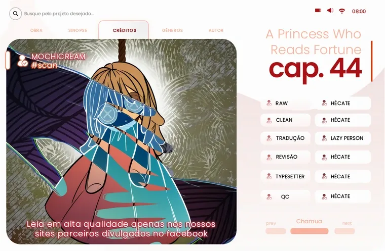 Uma Princesa que Lê a Sorte Capítulo 44 Página 1