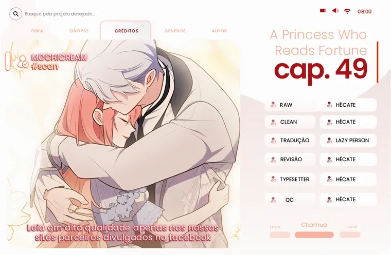 Uma Princesa que Lê a Sorte Capítulo 49 Página 1
