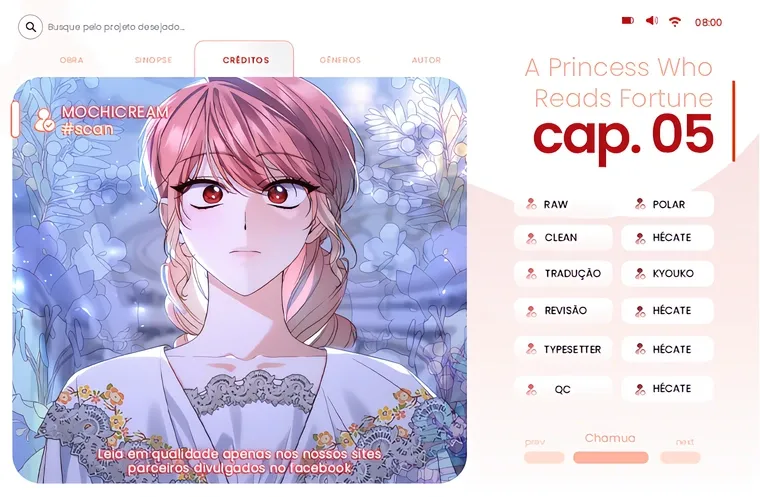 Uma Princesa que Lê a Sorte Capítulo 5 Página 1