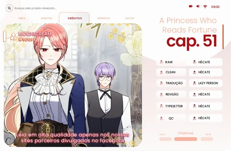 Uma Princesa que Lê a Sorte Capítulo 51 Página 1