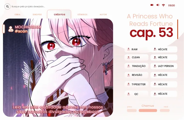 Uma Princesa que Lê a Sorte Capítulo 53 Página 1