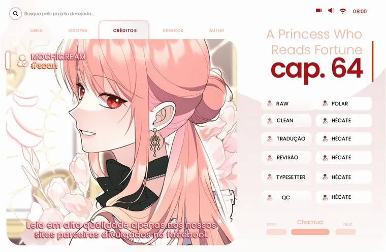 Uma Princesa que Lê a Sorte Capítulo 64 Página 1