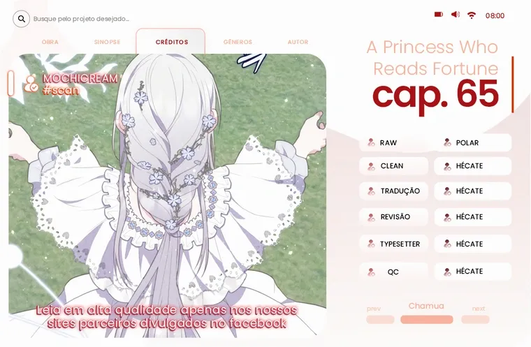Uma Princesa que Lê a Sorte Capítulo 65 Página 1