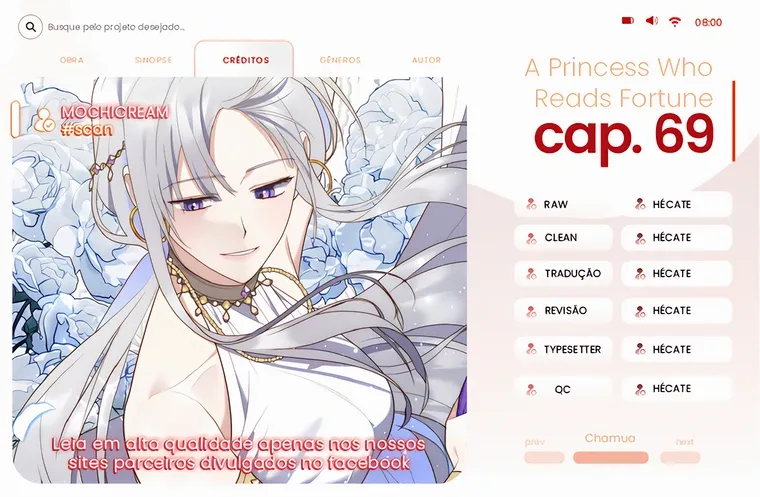 Uma Princesa que Lê a Sorte Capítulo 69 Página 1
