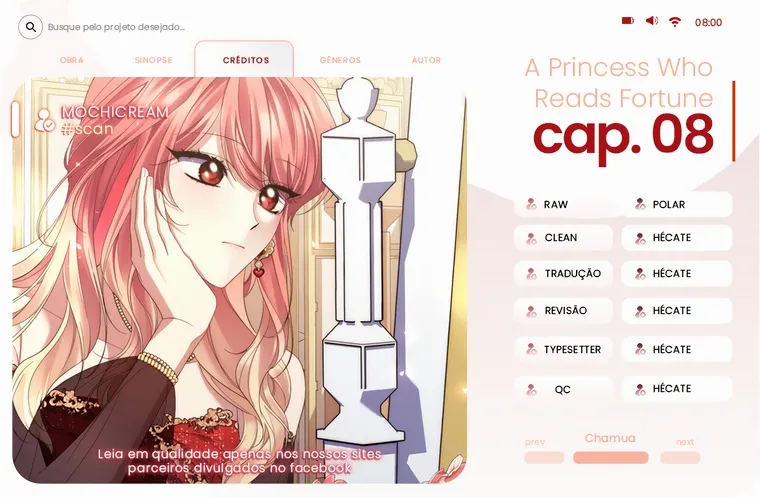 Uma Princesa que Lê a Sorte Capítulo 8 Página 1