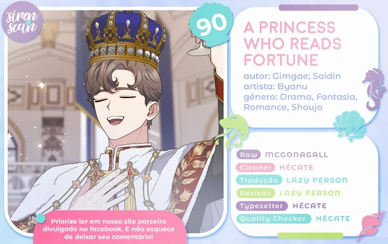 Uma Princesa que Lê a Sorte Capítulo 90 Página 1