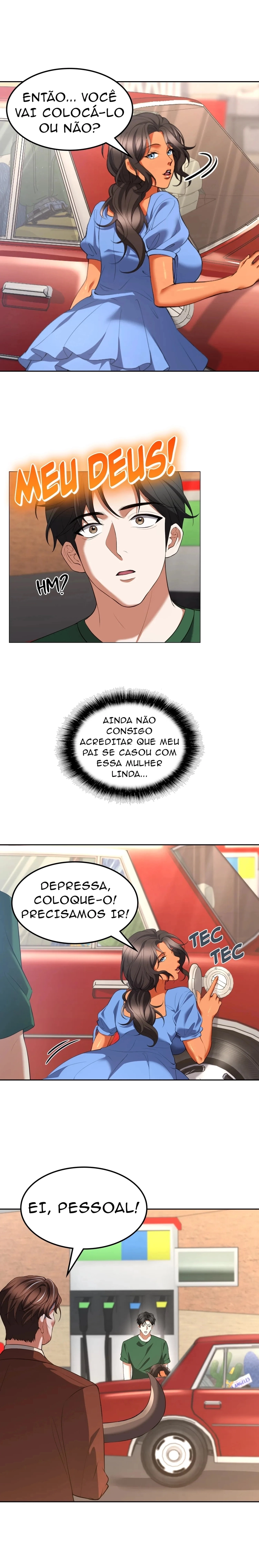 Viagem no banco de trás com minha madrasta Capítulo 0 Página 1