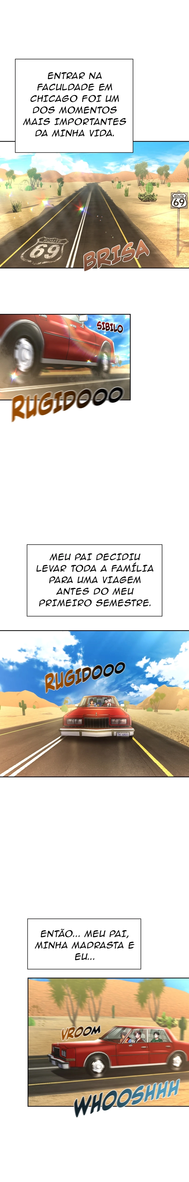 Viagem no banco de trás com minha madrasta Capítulo 1 Página 1