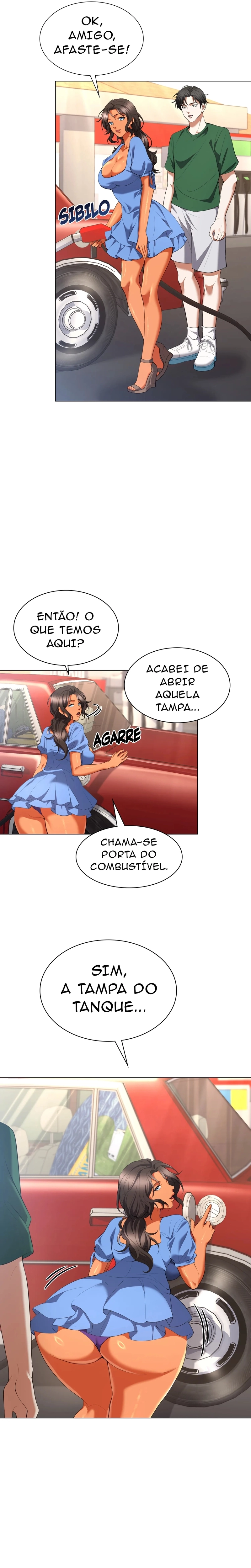 Viagem no banco de trás com minha madrasta Capítulo 1 Página 12