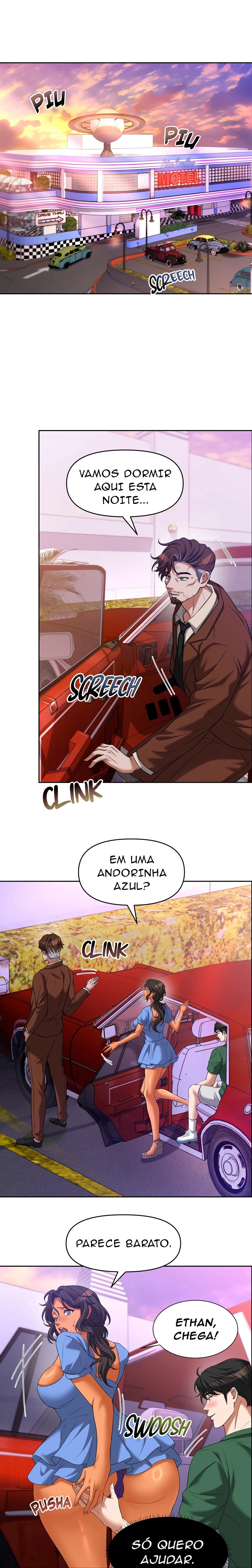 Viagem no banco de trás com minha madrasta Capítulo 5 Página 1