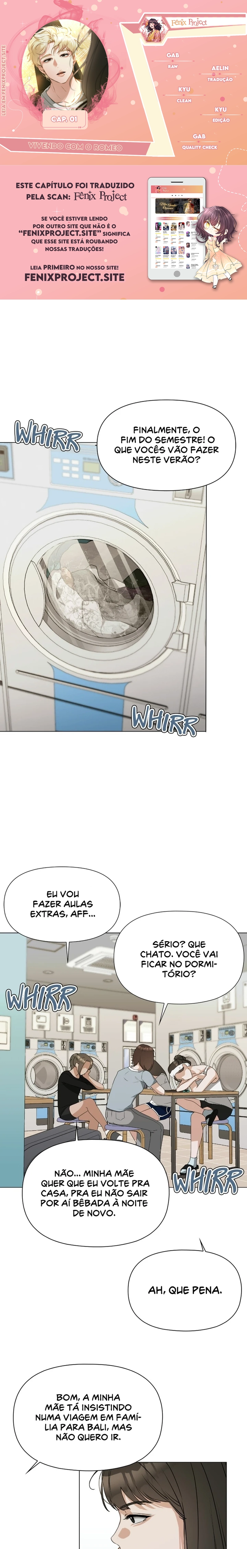 Vivendo com o Romeo Capítulo 1 Página 1