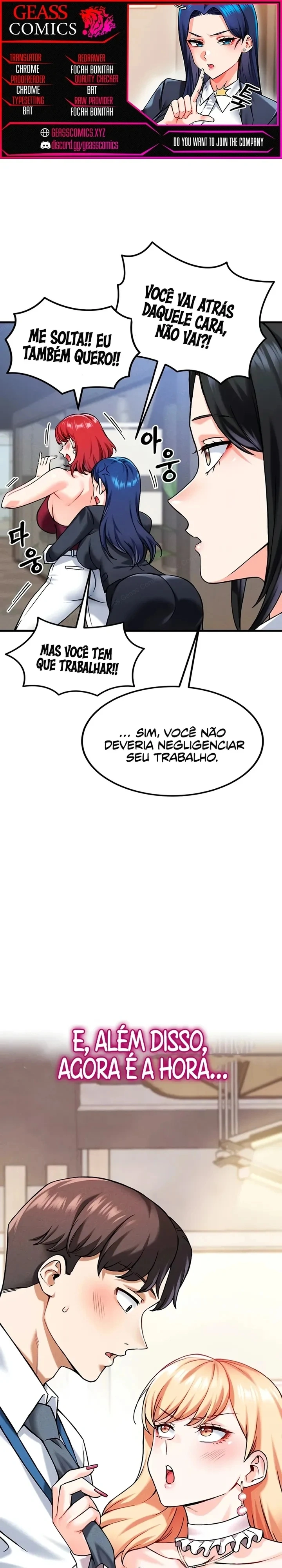 Você quer ingressar na empresa Capítulo 7 Página 1