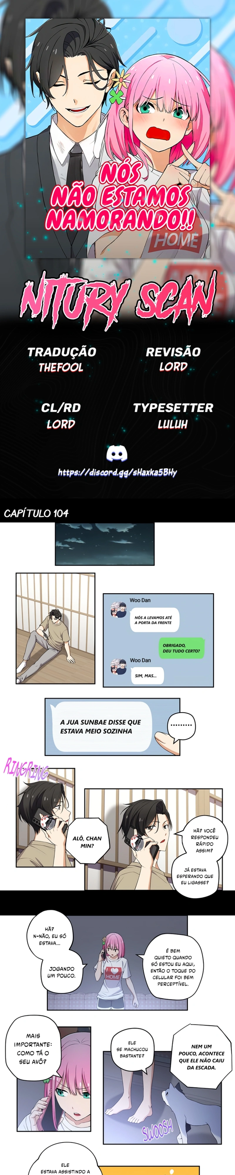 Não Estamos Namorando!! Capítulo 104 Página 1