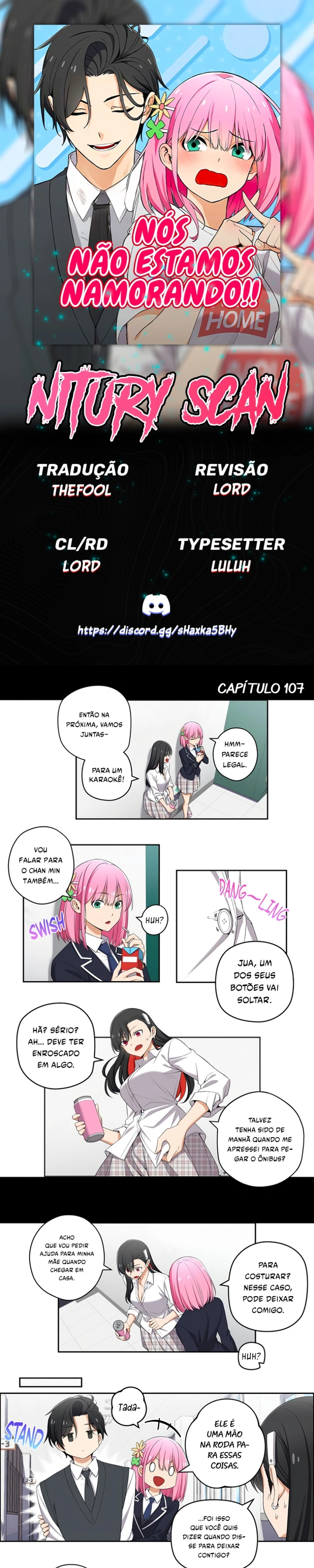 Não Estamos Namorando!! Capítulo 107 Página 1