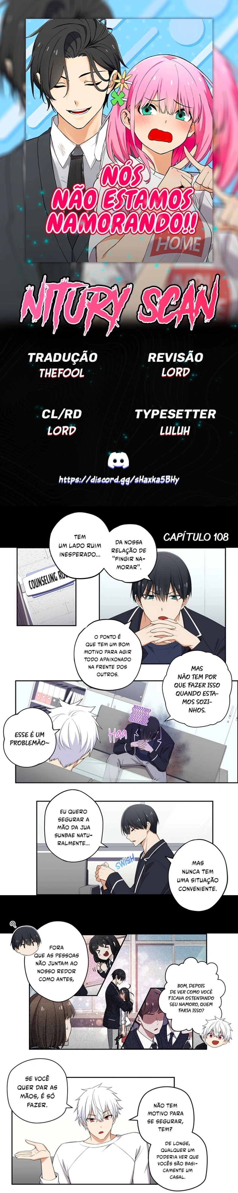 Não Estamos Namorando!! Capítulo 108 Página 1
