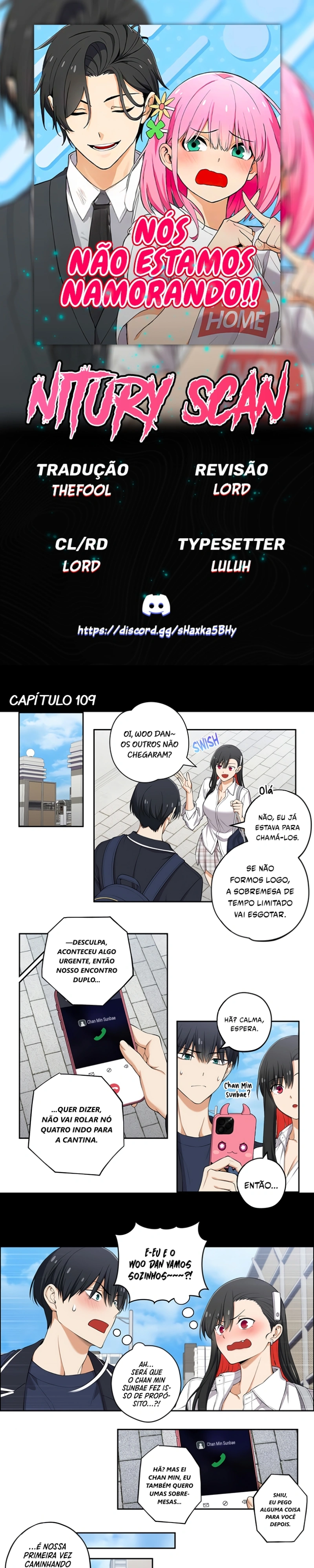 Não Estamos Namorando!! Capítulo 109 Página 1