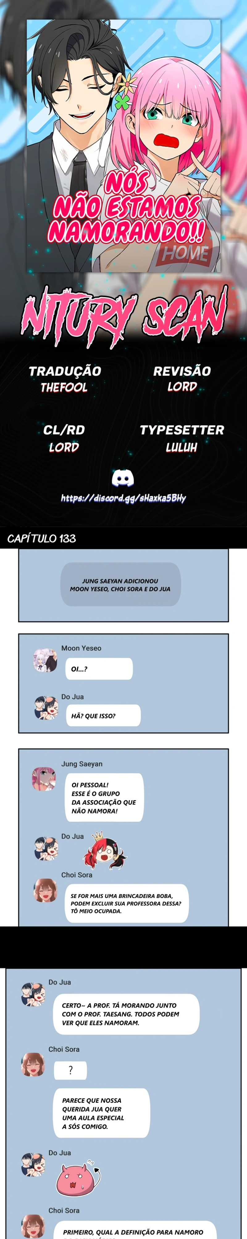 Não Estamos Namorando!! Capítulo 133 Página 1