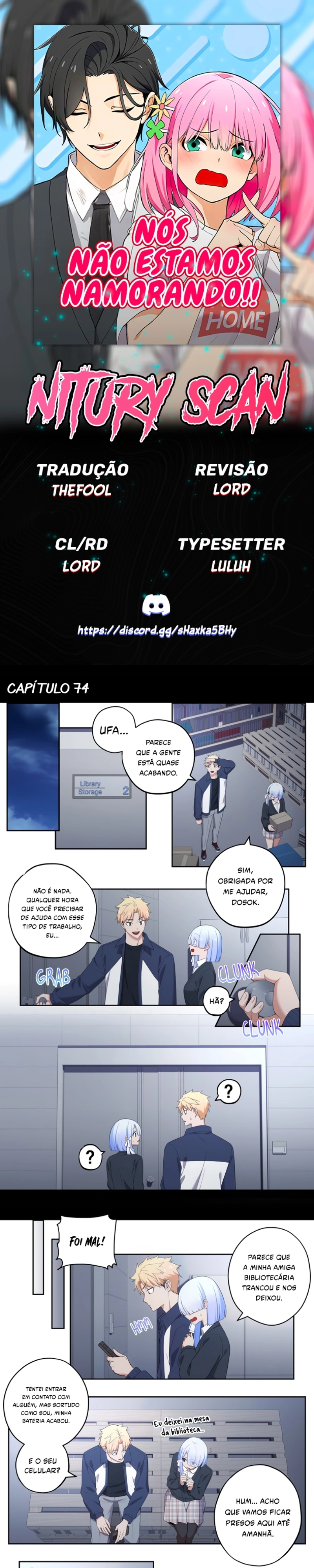 Não Estamos Namorando!! Capítulo 74 Página 1