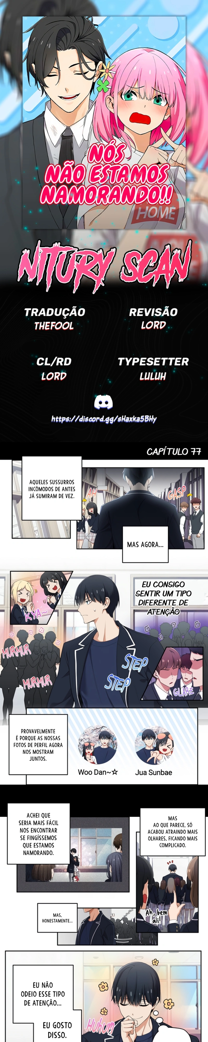 Não Estamos Namorando!! Capítulo 77 Página 1