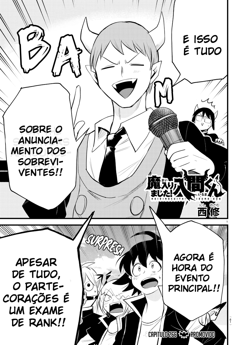 Welcome to Demon School! Iruma-kun Capítulo 266 Página 4