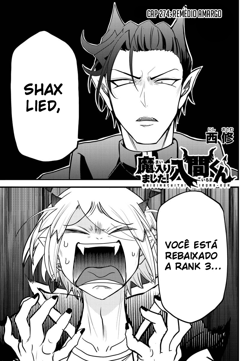 Welcome to Demon School! Iruma-kun Capítulo 274 Página 3