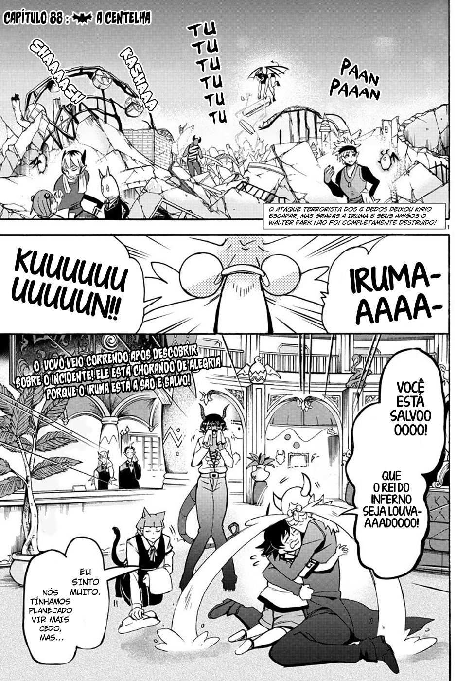 Welcome to Demon School! Iruma-kun Capítulo 88 Página 2