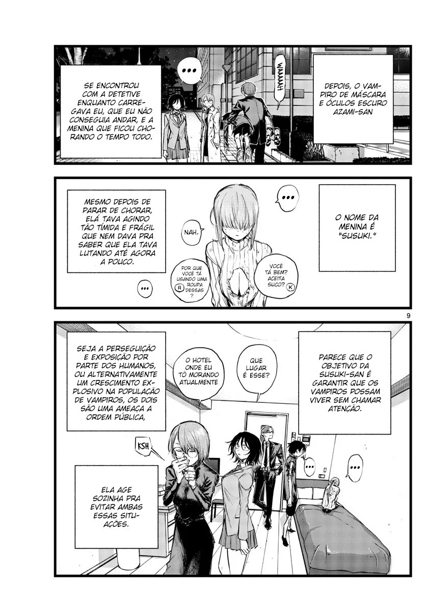 Yofukashi no uta Capítulo 120 Página 9