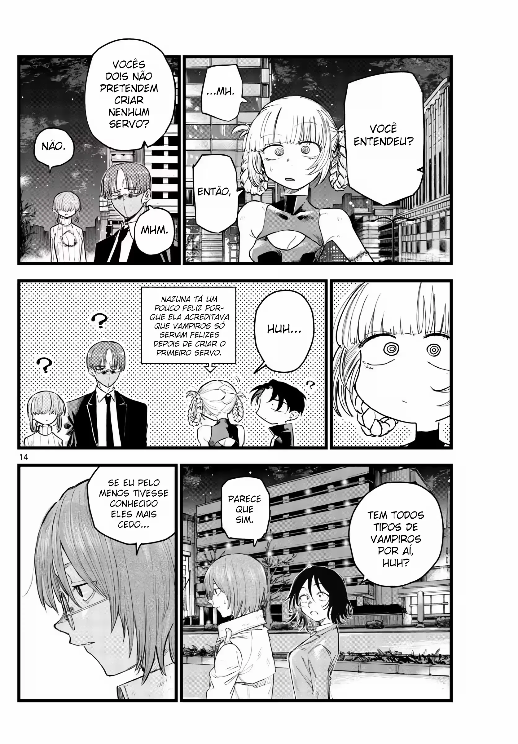 Yofukashi no uta Capítulo 123 Página 14