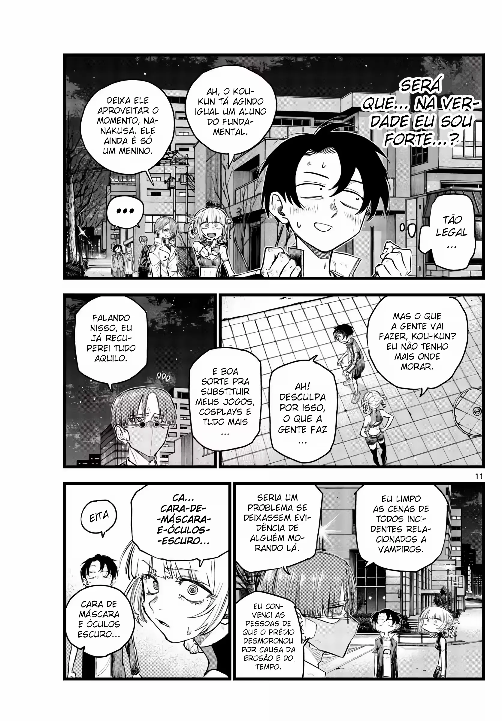 Yofukashi no uta Capítulo 123 Página 3
