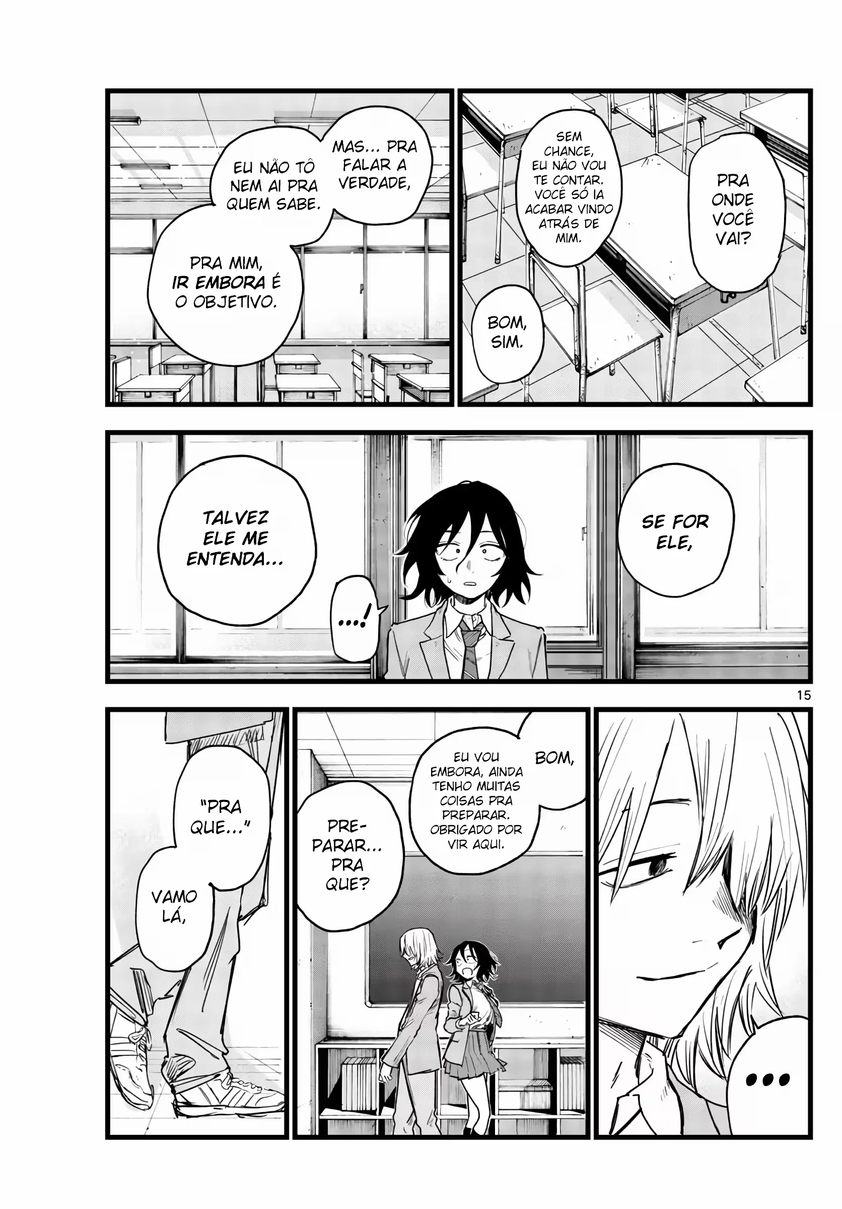 Yofukashi no uta Capítulo 131 Página 15