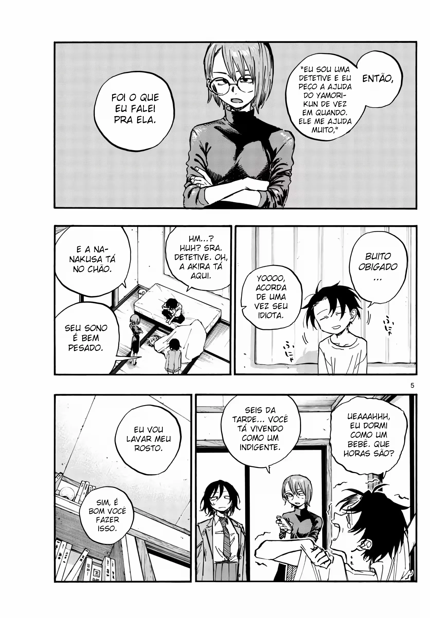 Yofukashi no uta Capítulo 132 Página 6