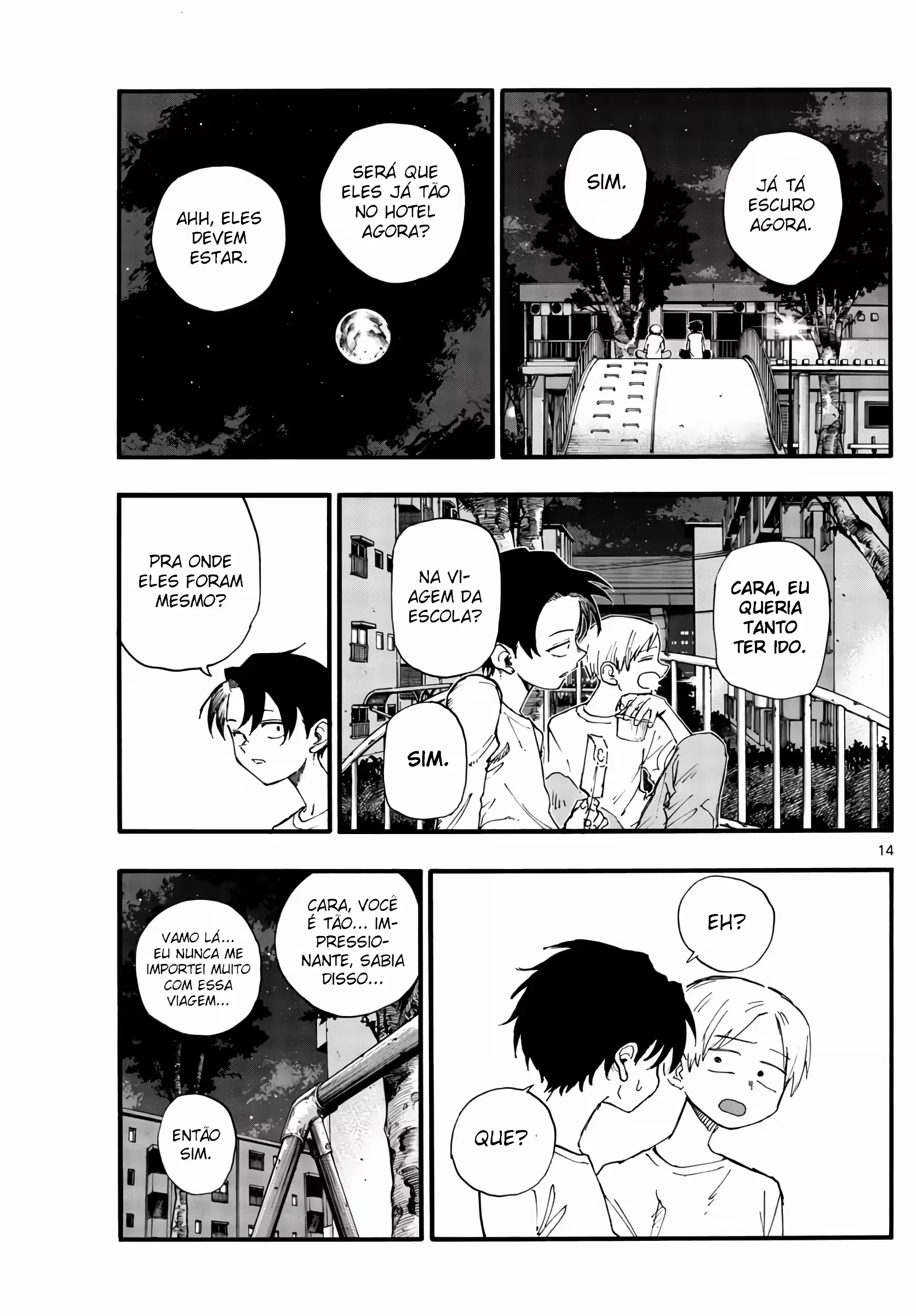 Yofukashi no uta Capítulo 133 Página 4