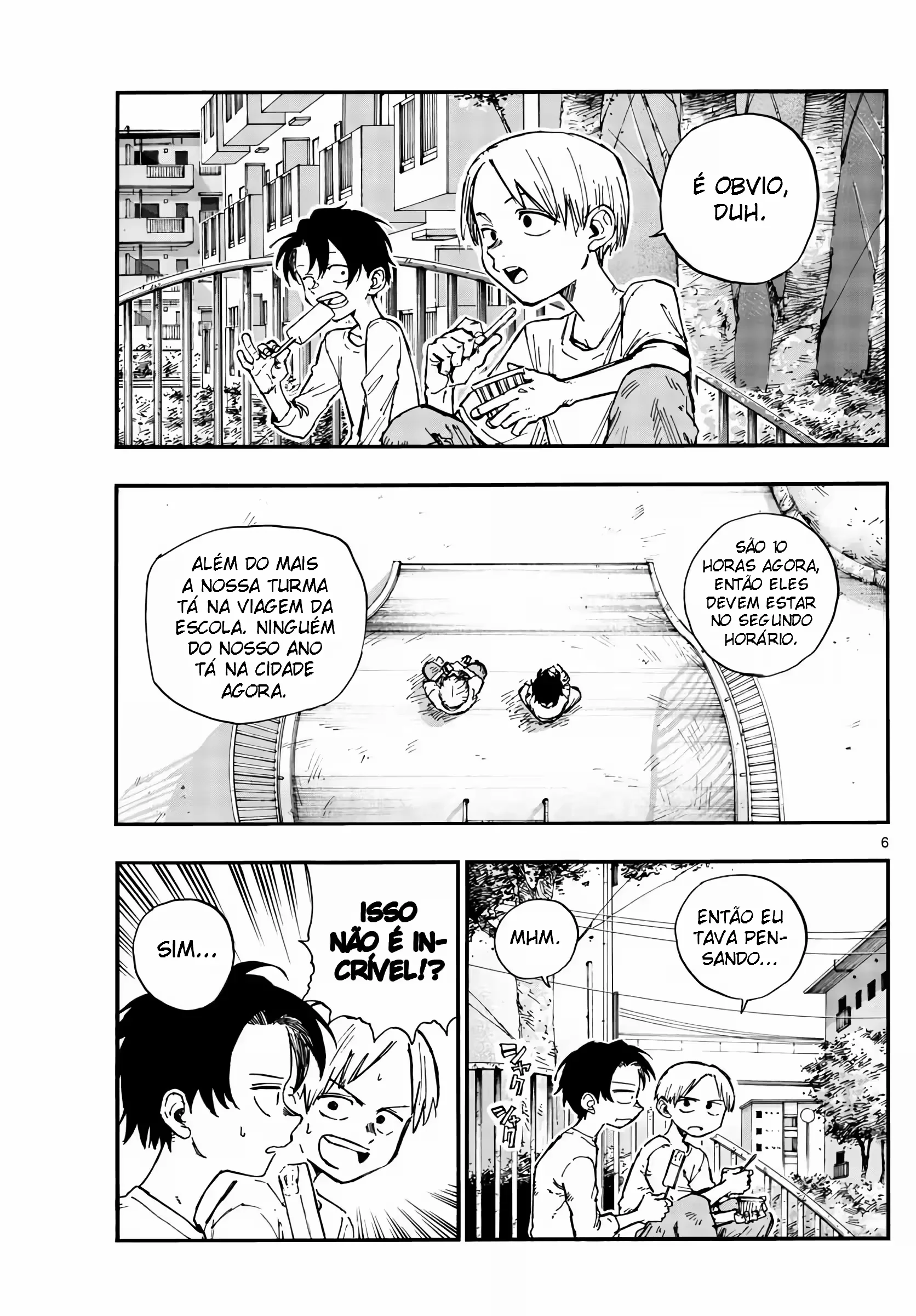 Yofukashi no uta Capítulo 133 Página 6