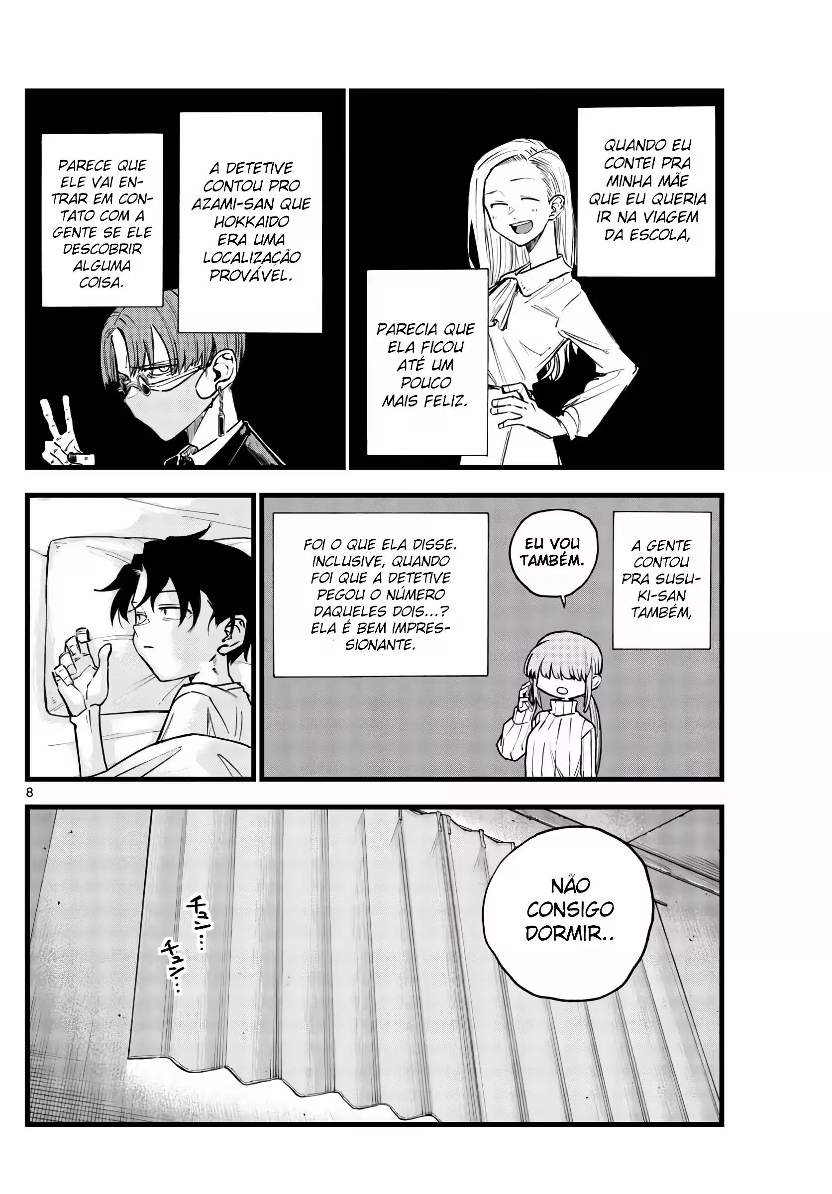 Yofukashi no uta Capítulo 134 Página 9