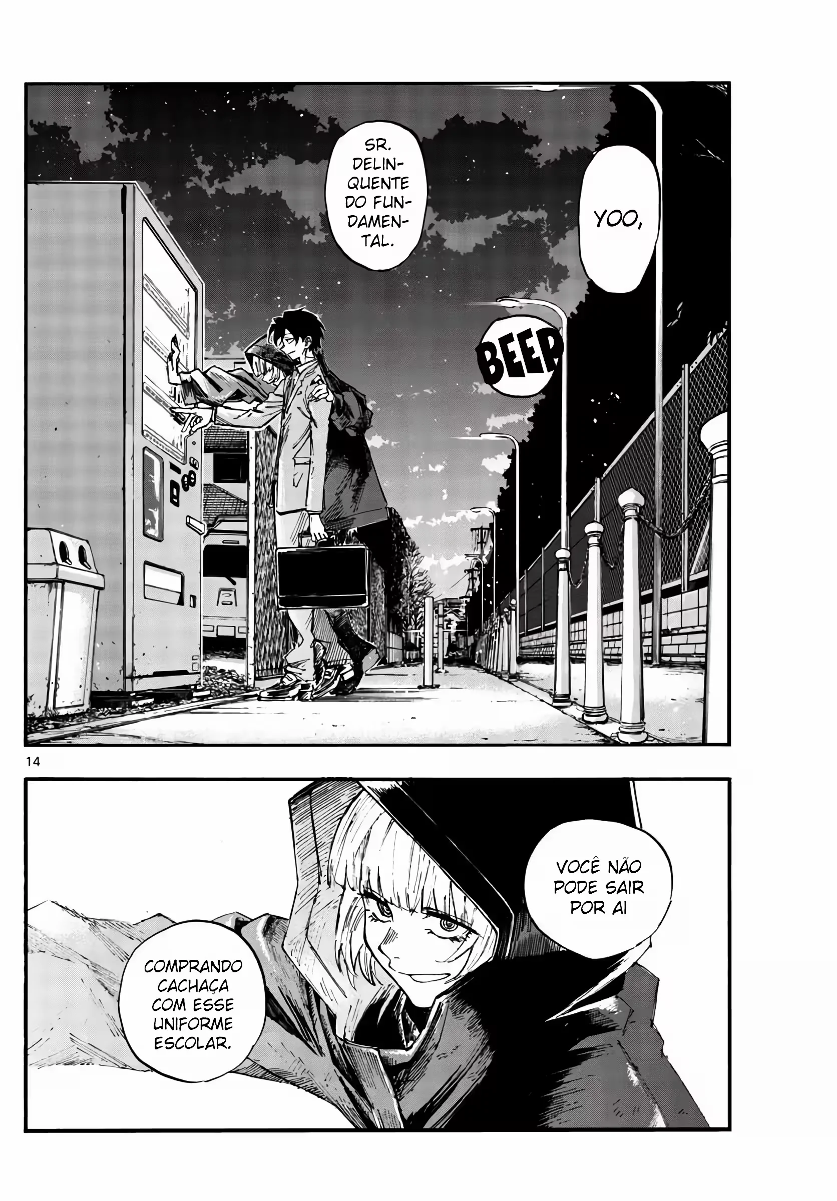 Yofukashi no uta Capítulo 135 Página 14