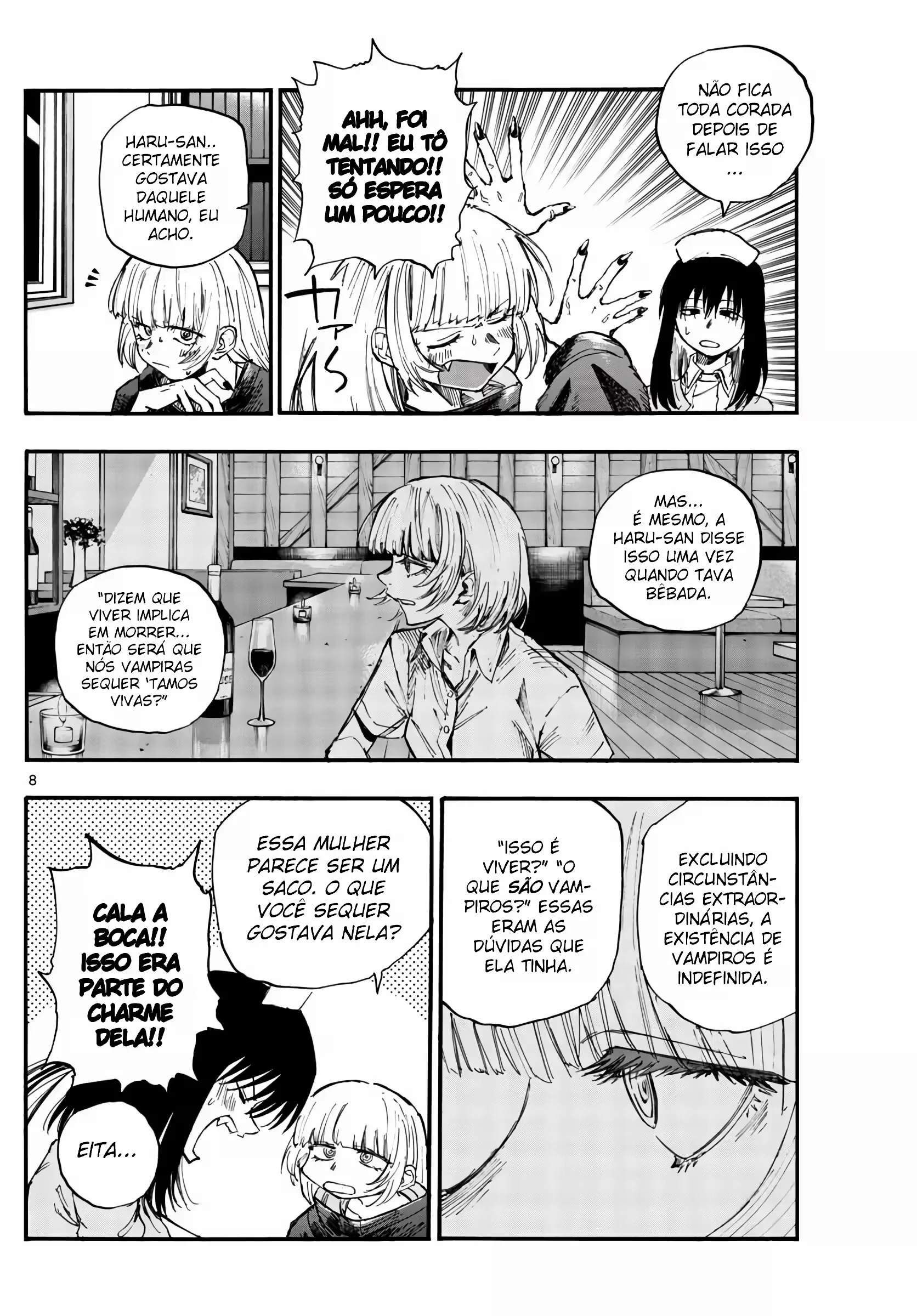 Yofukashi no uta Capítulo 136 Página 9