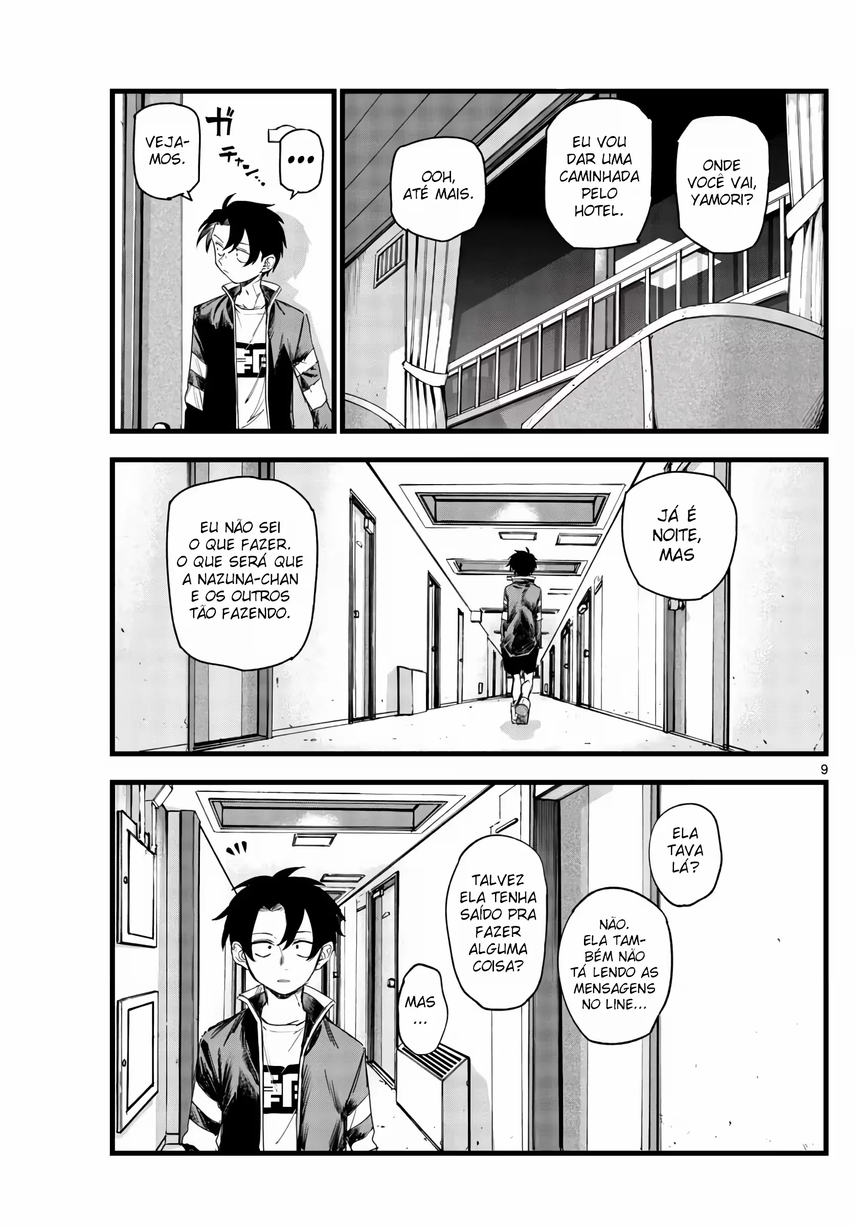 Yofukashi no uta Capítulo 140 Página 9