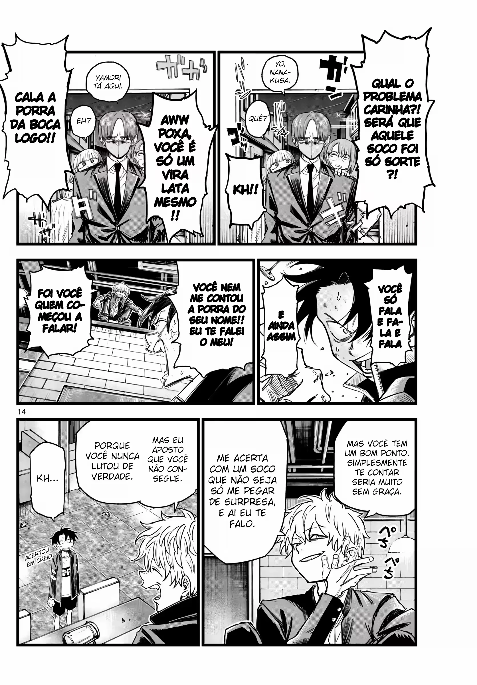 Yofukashi no uta Capítulo 142 Página 14