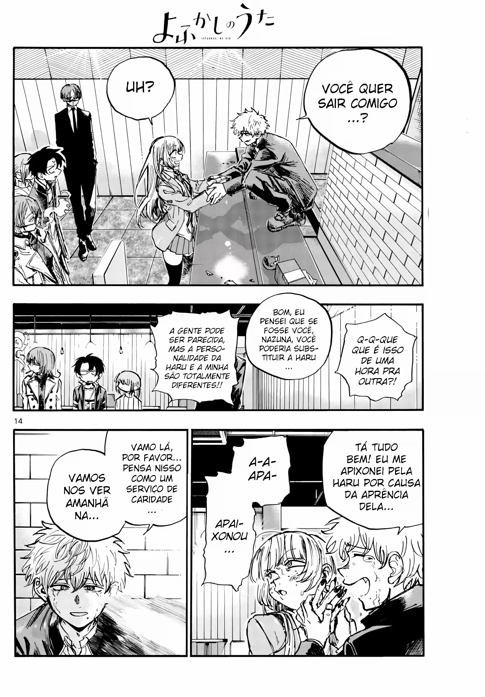 Yofukashi no uta Capítulo 143 Página 8