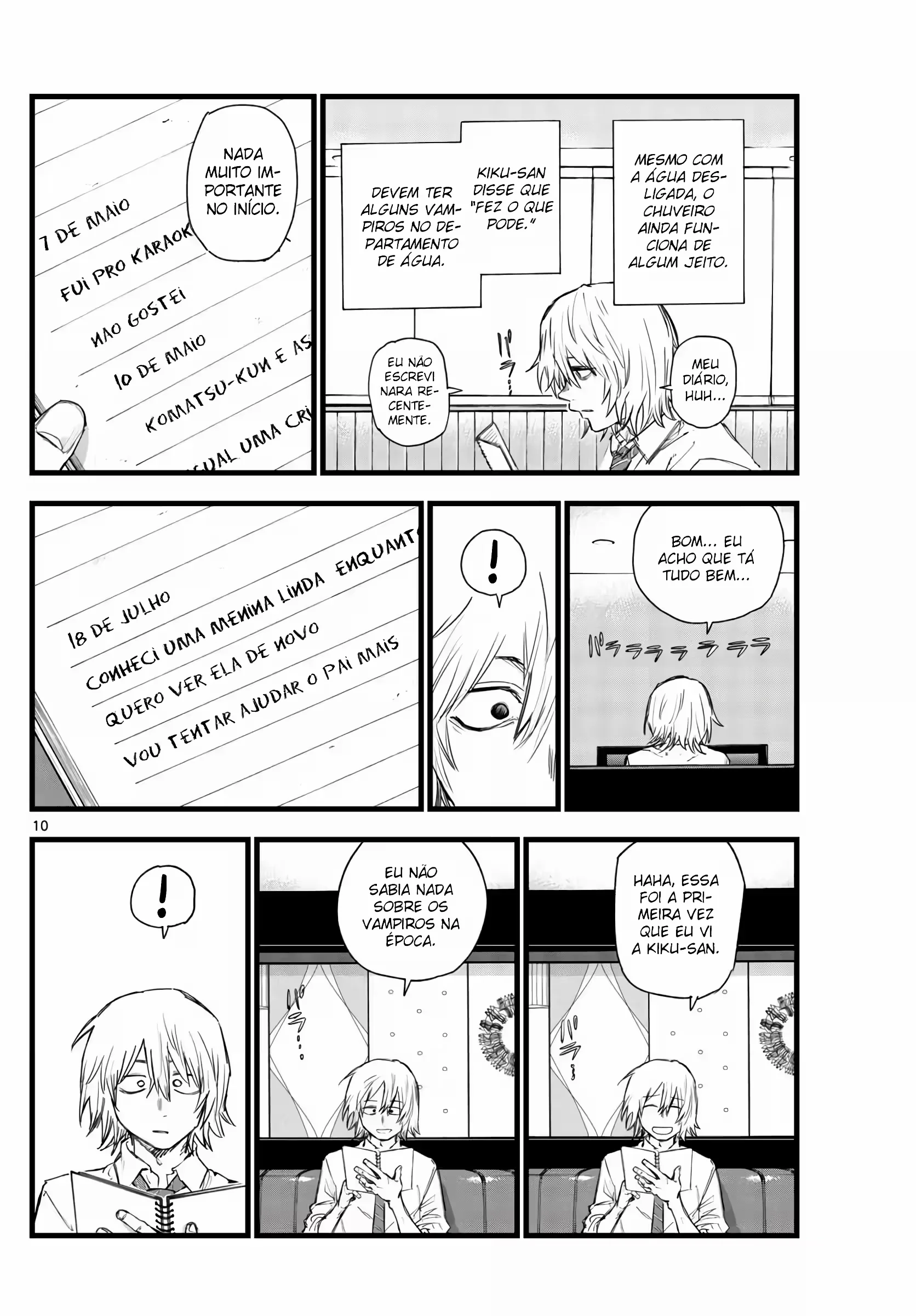 Yofukashi no uta Capítulo 144 Página 14