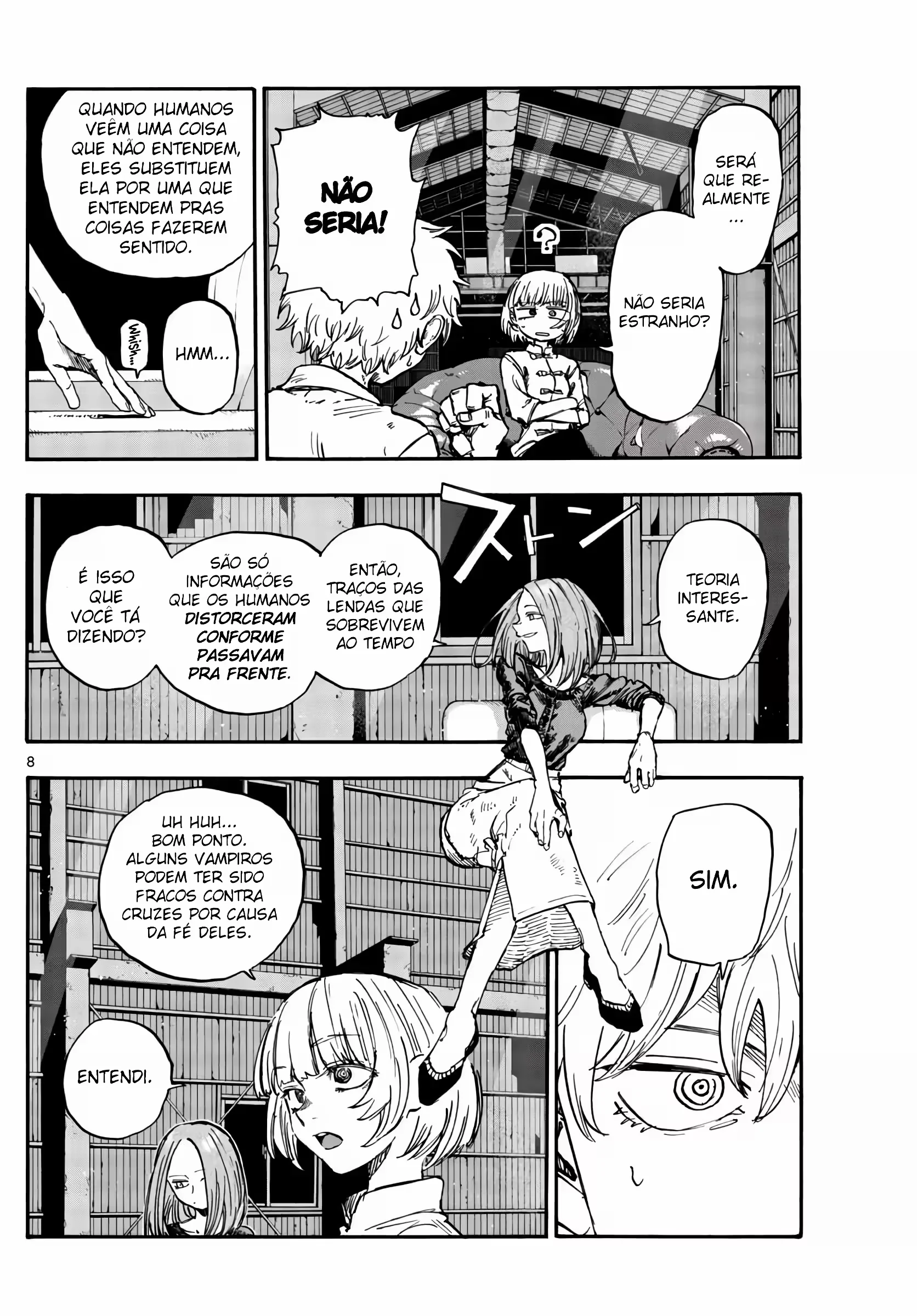 Yofukashi no uta Capítulo 146 Página 8