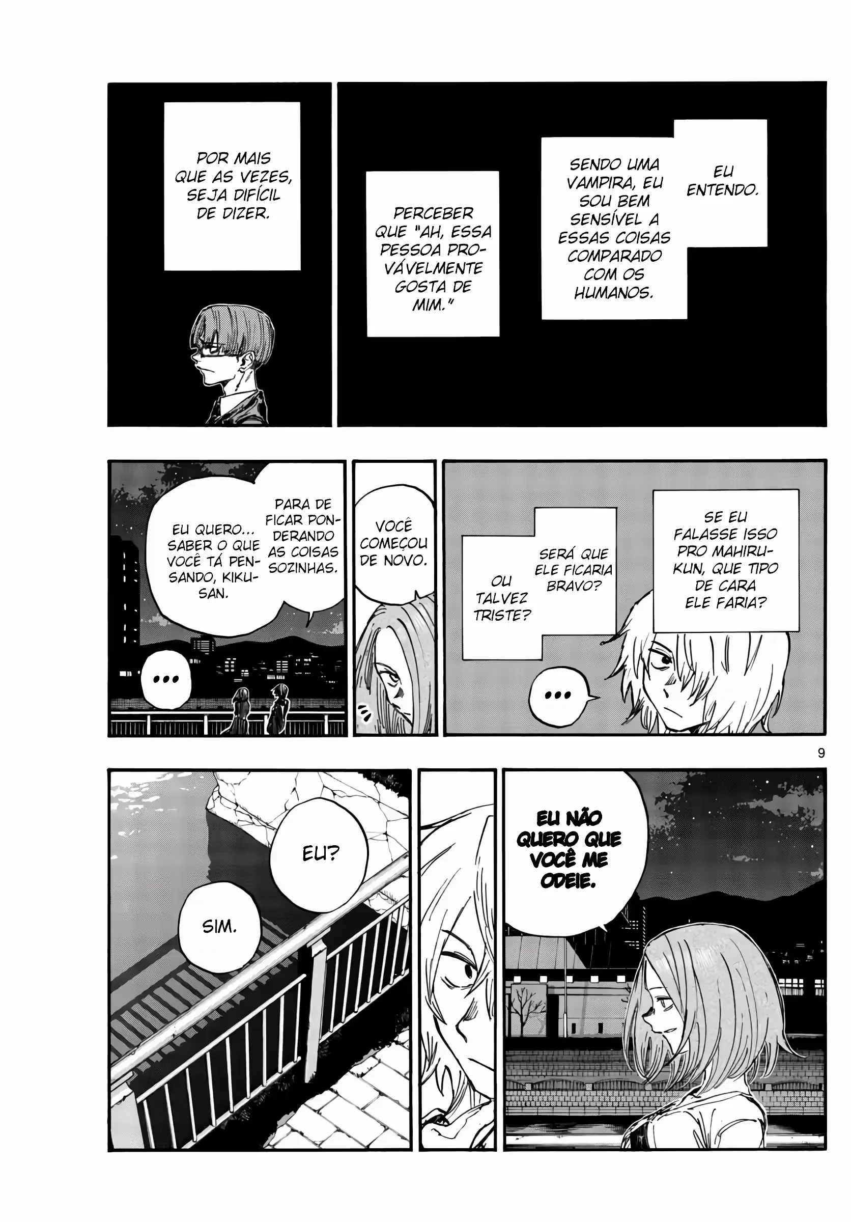 Yofukashi no uta Capítulo 147 Página 3