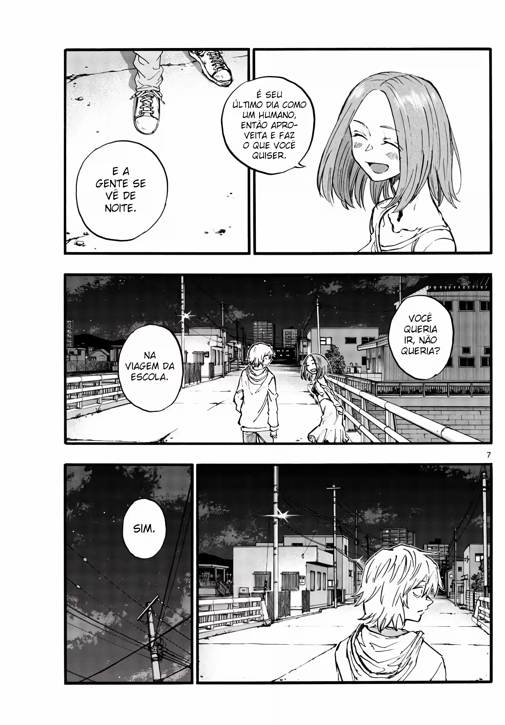 Yofukashi no uta Capítulo 148 Página 3